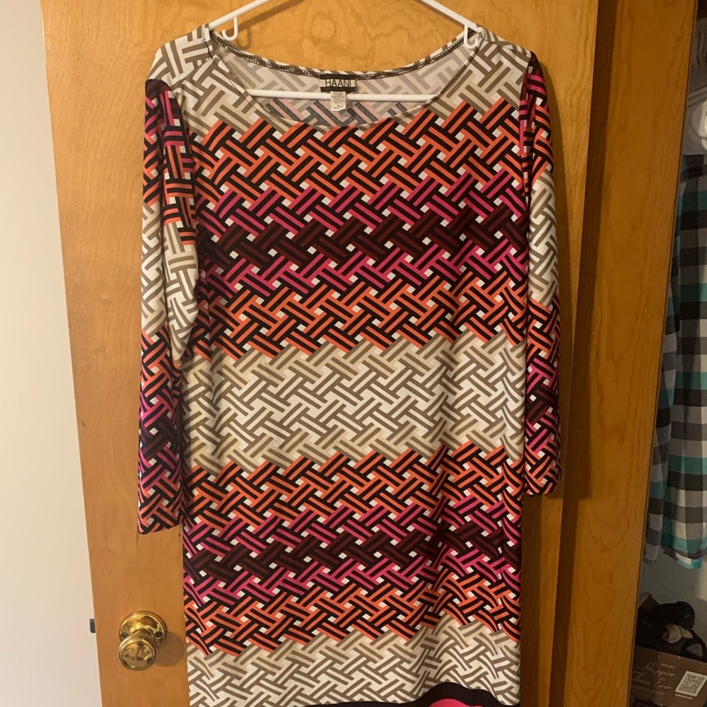 Colorful patterned dress